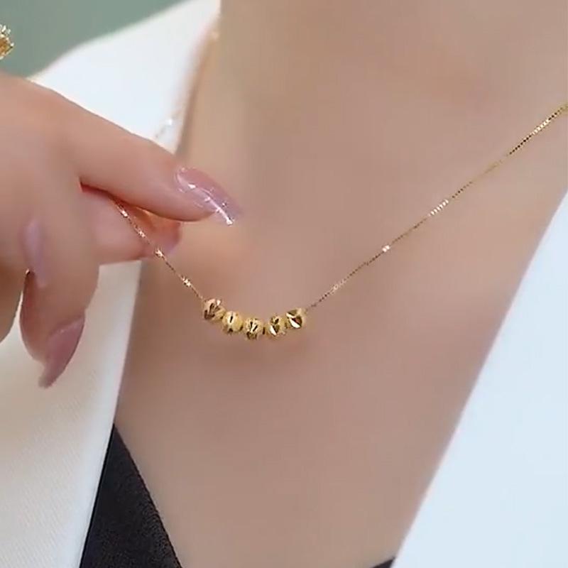 Collares acero inoxidable · collar de corazón dorado