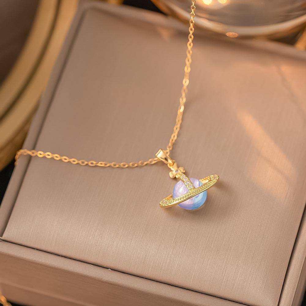 Collares acero inoxidable · collar de corazón dorado