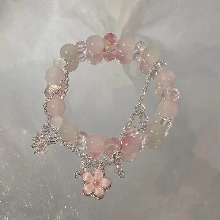 Pulsera de cuentas con gatito · pulsera de cuentas con gatito