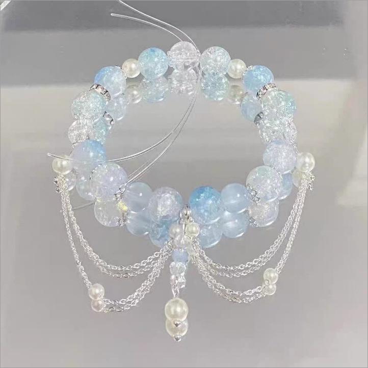 Pulsera de cuentas con gatito · pulsera de cuentas con gatito