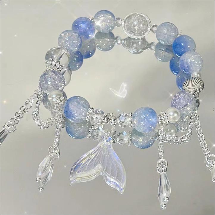 Pulsera de cuentas con gatito · pulsera de cuentas con gatito